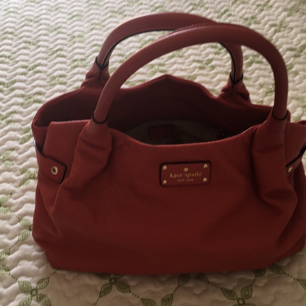 Kate spade bag, beautiful coral color.